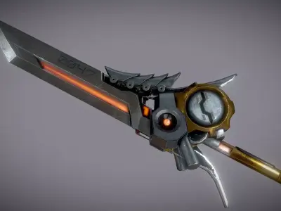 Game sword  3D model