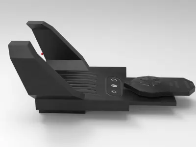 Red Dot Laser Low-poly 3D model