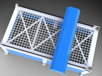 Laser machine Free 3D model