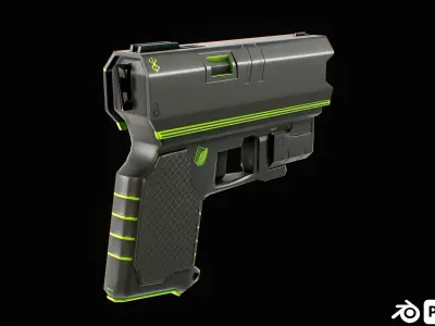 P64 scout Low-poly 3D model