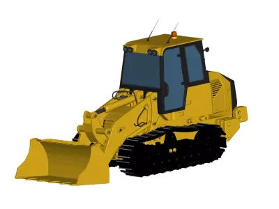 Track Loader 3D model by truck-3d