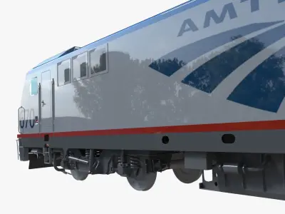 Amtrak locomotives 3D Model Pack