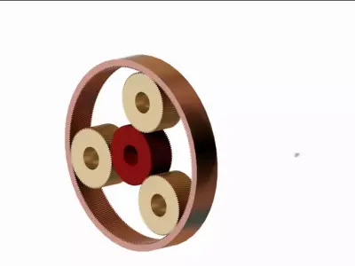 planetary 3D model