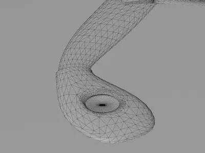 Cavalry Saber Low - poly 3D model Low-poly 3D model