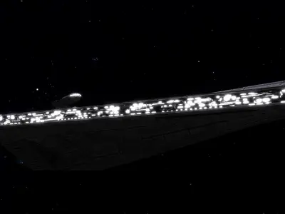 STAR WARS - ACCLAMATOR 2 CLASS ASSAULT SHIP 3D model
