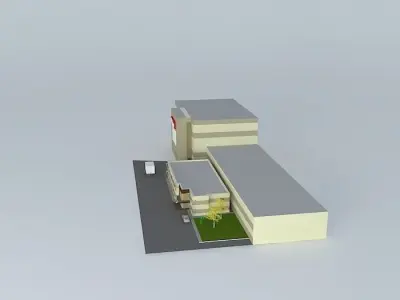 FOOD FACTORY Free 3D model