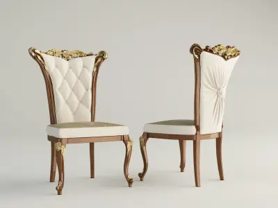 dining chairs classic 2 model 3D model