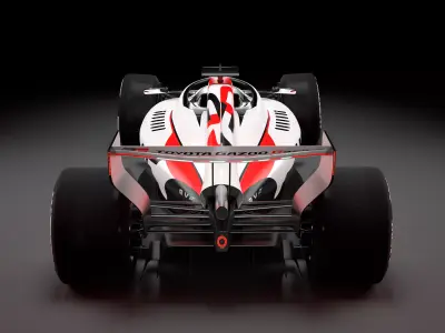 2026 HAAS F1 Showcar plus Photoshop files 3D model