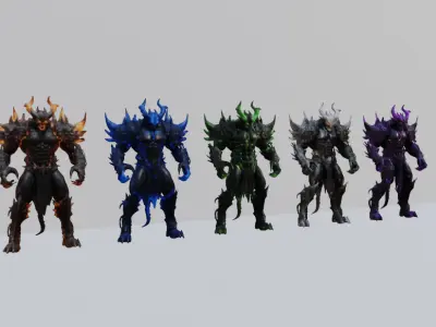 Chaos Demon 3D Model Pack 3D model