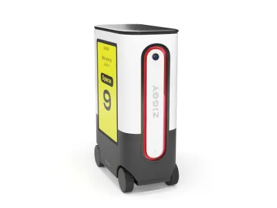 Ziggy EV Charging Robot 3D model