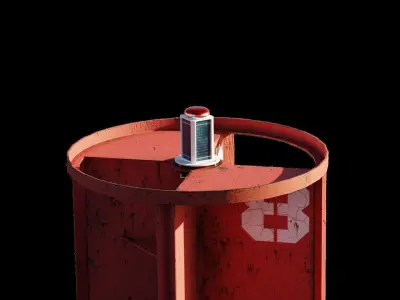 Sea Buoy Low-poly 3D model