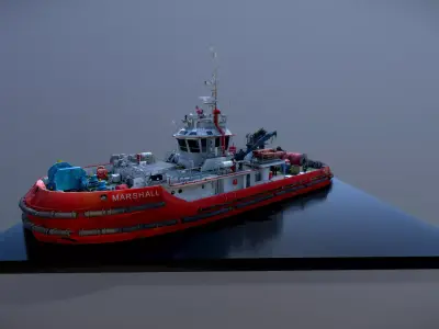 3D model - Marshall Tug  3D model