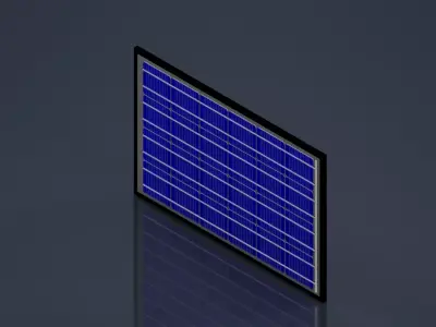 Solar Panel 3D Model 3D model purchase
