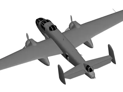 North American B-25 Mitchell 3D model buy