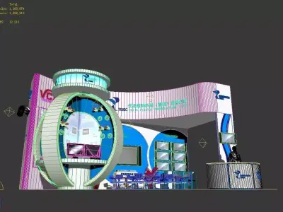 Exhibition - Area - 9X6-3DMAX2009-068 3D model