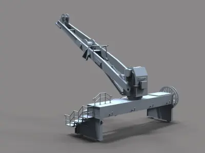 Crane for oil rig supplier Rembertiturm  3D print model