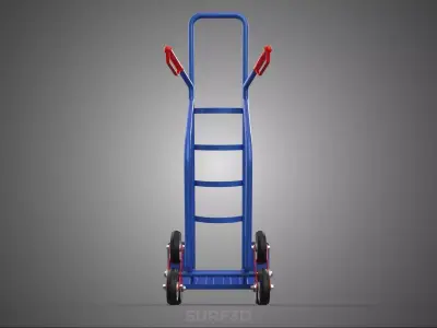 SIX WHEEL STAIR CLIMBING CLIMBER HAND TRUCK BARROW TROLLEY CART 3D model