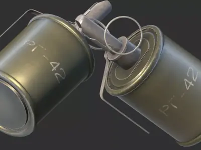 RG - 42 Low-poly 3D model