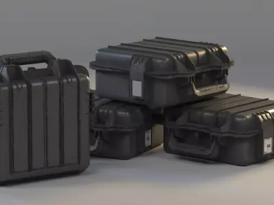 Military Box Low-poly 3D model buy