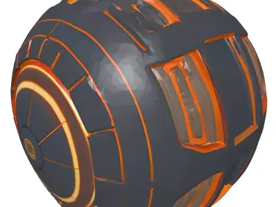 SciFi Energy Core Device 3D model get