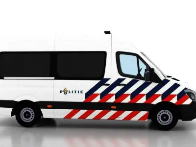 Mercedes Benz Sprinter L2H2 2015 Netherlands Police Passenger 3D model