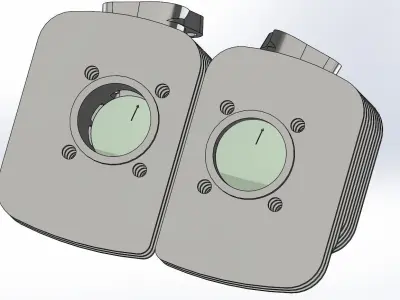 Izh Jupiter 3 350cc twin cylinder  3D model