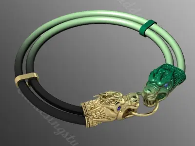 Bracelet ak5 Dragon  3D print model