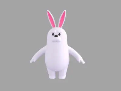 Cartoon Rabbit 3D model order