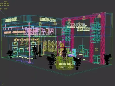 Exhibition - Area -6X12-3DMAX2009-020 3D model