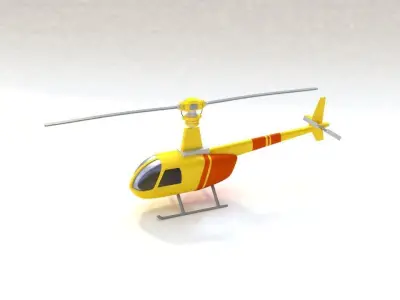 Helicopter Free 3D model