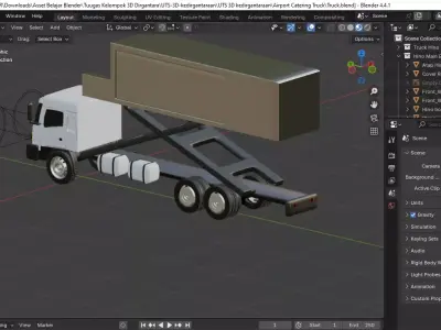 Airport Catering Truck 3D print model