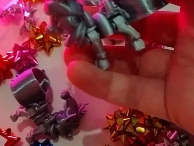 Flexy Happy Reindeer for a Modular Flying Train 3D print model
