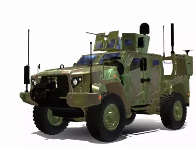 oshkosh LATV 4X4 BR Low-poly 3D model