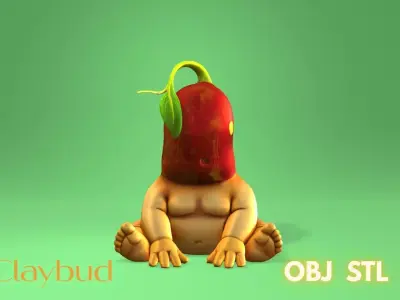 Claybud Golem 3D print model
