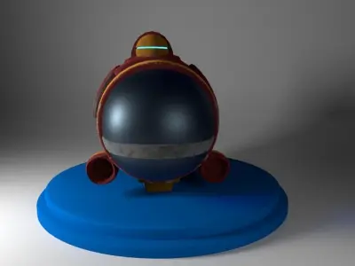 Mini submarine Free 3D model