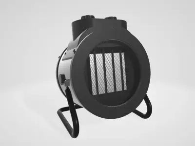 Desktop Heater Household Energy Saving Electric Heater Low-poly 3D model