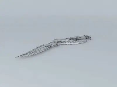 Gil Hibben Knife Free 3D model