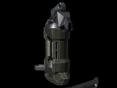 Grenade halo Free low-poly 3D model