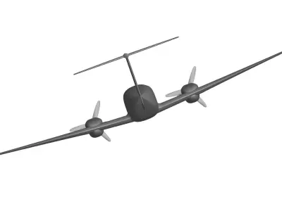 Beechcraft Super King Air 3D model purchase