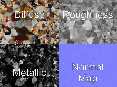 Urban Trash Collection model pack Low-poly 3D model