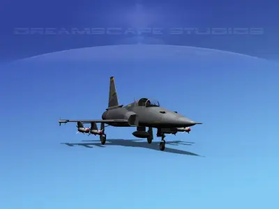 Northrop F-20 Tigershark V03 3D model