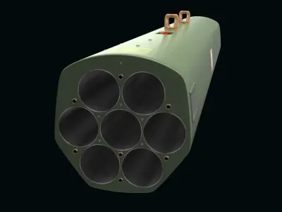 FZ220 Rocket Launcher 3D model