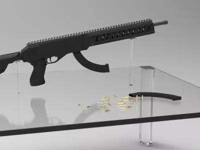Cz 512 tactical Free low-poly 3D model