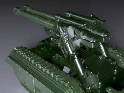 Legendary Battle Tank for 3Dprint 3D print model