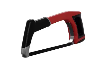 Hacksaw Low-poly 3D model