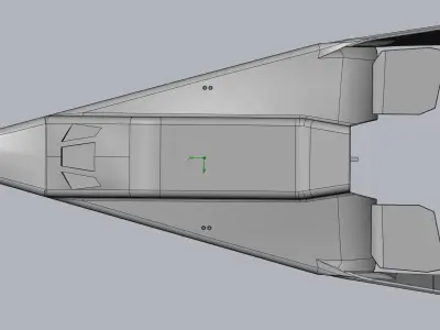 X-20 Dyna-Soar Spaceplane Rough Model 3D print model