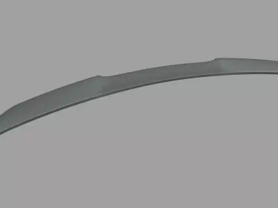 Car Spoiler 025 Low-poly 3D model