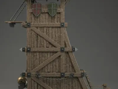 Siege Tower 3D model