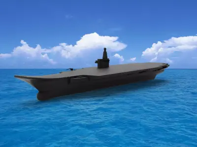 Russia Aircraft Carrier 3D model