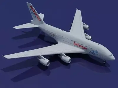 Air Europa Model Airbus A380 3D model